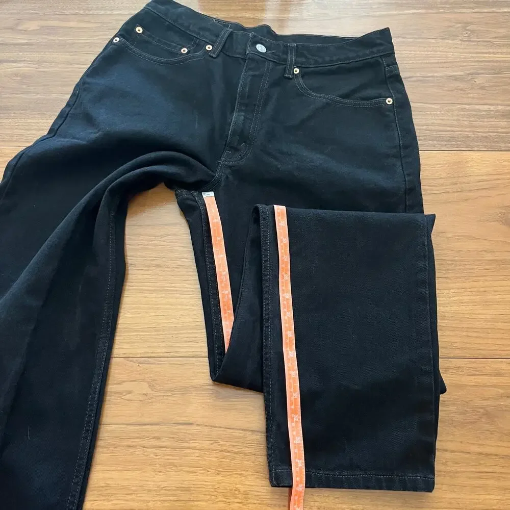 Levi’s Black 505 Size 34 x 36 Relaxed Fit Vintage Y2K 2001